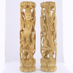 Statue sculptée à la main de Shiva 31cm Indienne