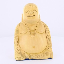 Bouddha rieur bois