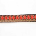 Galon indien brodé 20 mm Cachemire