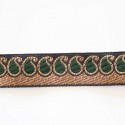 Galon indien brodé 20 mm Motifs