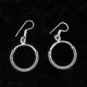 Boucles d'Oreilles indiennes Argentées Prathiba