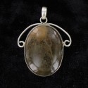 Pendentif indien Argent & Pierre Semi précieuse