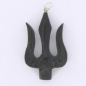 Pendentif indien Trident en Bois