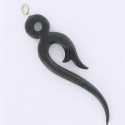 Pendentif indien en Bois "Licorne"