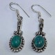 Boucles oreilles Inde Pierre Bleu Turquoise
