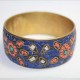 Bracelet Cuivre & Eclats de pierres bleus