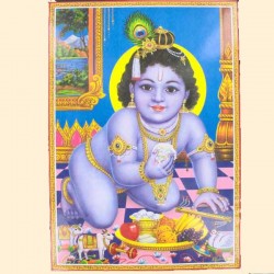 Poster dieu Hindou "Bébé Krishna"