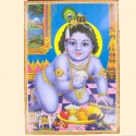 Poster dieu Hindou "Bébé Krishna"
