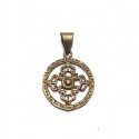 Pendentif indien rond Bouddhiste