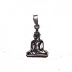 Pendentif indien argenté Bouddha