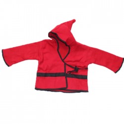 Top Lutin Polaire Enfant Rouge & Noir