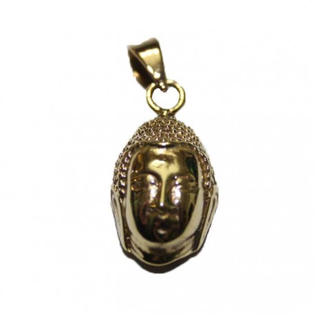 Tête de Bouddha doré Pendentif