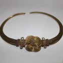 Collier Indien métal doré