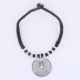 Collier Indien coton noir