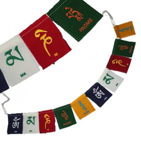 Mini drapeau "Om Mani Padme Hum"