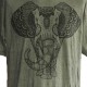 T-Shirt XL Homme Coton "Eléphant"