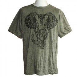 T-Shirt XL Homme Coton "Eléphant"