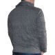 T-Shirt Homme Manche Longue XL Main-Oeil Gris