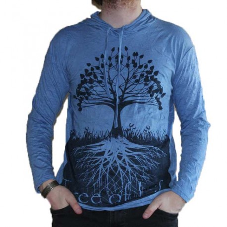 T-Shirt Tree Of Life Bleu Taille S