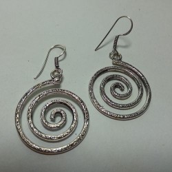 boucle oreille argenté