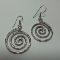 Boucles d'Oreilles indiennes Argentées