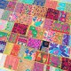 Patchwork de broderie indienne Rajasthan Inde