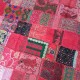 Tenture Patchwork broderie indienne Rajasthan Inde