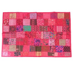 Tenture Patchwork Broderie kindienne Rajasthan