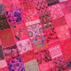 Tenture Patchwork broderie indienne Rajasthan Inde