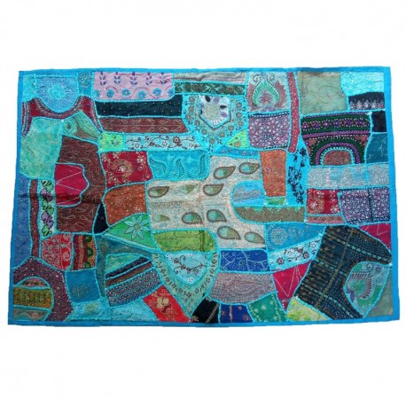 Tenture Patchwork Inde