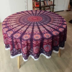 Tenture indienne ronde Mandala