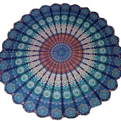 Tenture indienne ronde Mandala