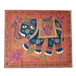 Broderie indienne Elephant