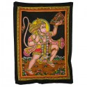 Tenture broderie sequin Hanuman