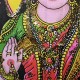 Tenture broderie sequin Laxmi-Saraswati-Ganesh