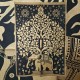 Petite Tenture Dorée Arbre de Vie & Elephant