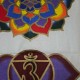 Tenture indienne 7 Chakras Blanc