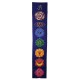 Tenture indienne 7 Chakras Bleue