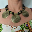 Collier Indien 3 Ronds dorés