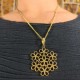 Pendentif et Chaine indienne - Fleur