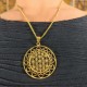 Pendentif et Chaine indienne - Fleur de Vie