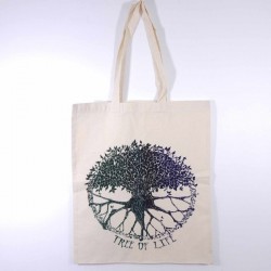 Sac indien Toile coton - Tree of Life coloré