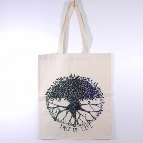 Sac indien Toile coton - Tree of Life coloré