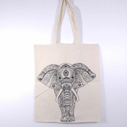 Sac indien Toile coton - Elephant