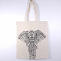 Sac indien Toile coton - Elephant