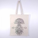 Sac indien Toile coton - Arbre 7 Chakras coloré