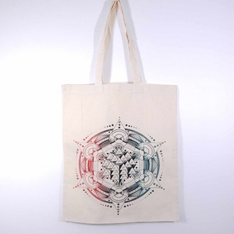 Sac cabas indien coton - Mandala