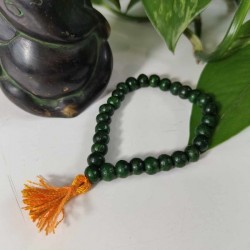Bracelet Mala Tibétain bois vert