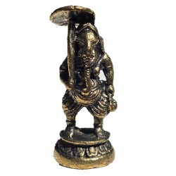 Amulette Ganesh "porte-chance" laiton