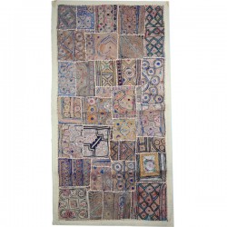 Patchwork indien luxe Zardosi Jitu